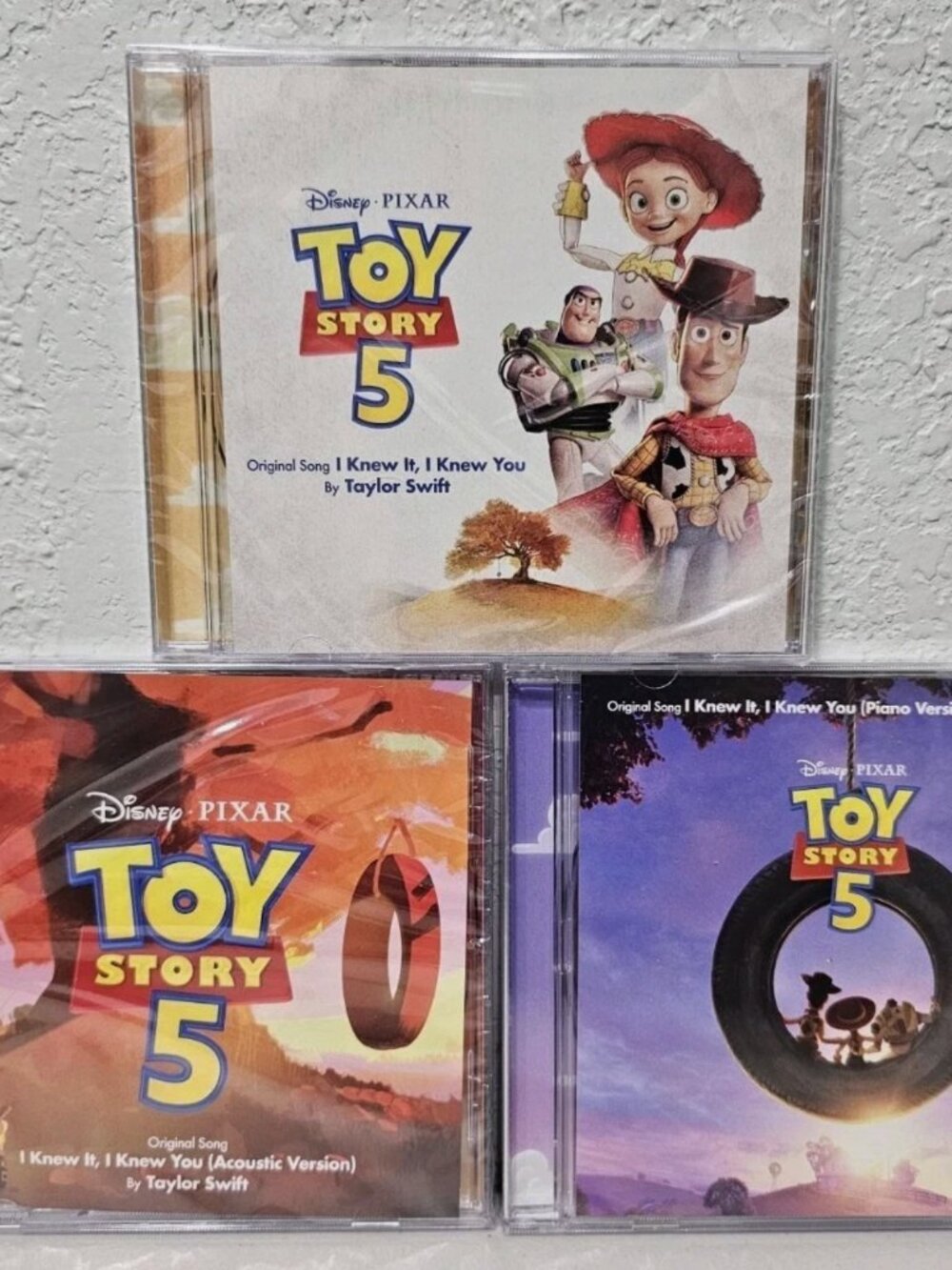 Taylor Swift X Toy Story Limited Edition Collector CDs - All 3 Covers